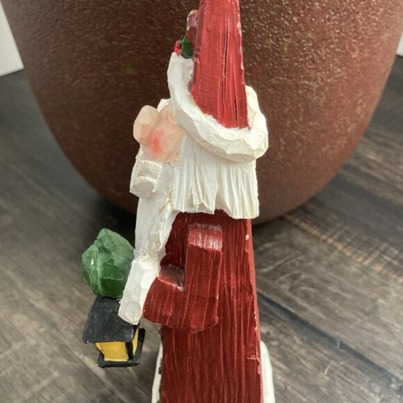 Vintage Carved Wooden Santa Claus 90's - Picture 4 of 6